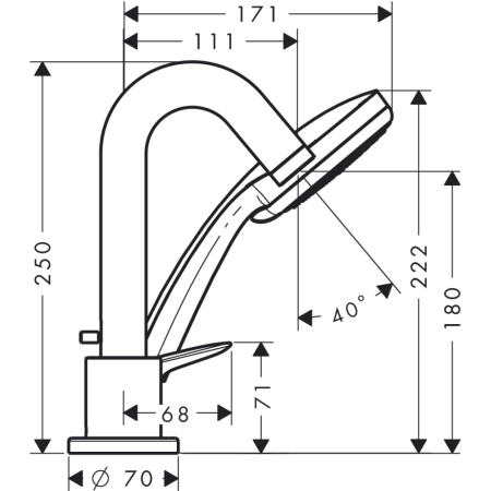 Смеситель Hansgrohe Logis 71313000