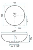 Умывальник Rea Mandala U7502