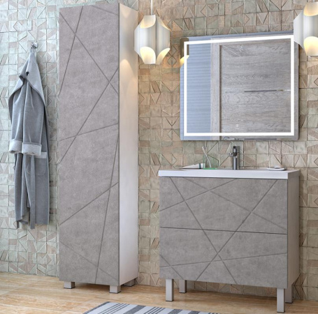 Пенал Vigo Geometry 45х185 бетон