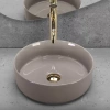 Умывальник Rea Sami Beige Shiny U6382