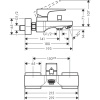 Смеситель Hansgrohe Metropol 32540990