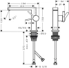 Смеситель Hansgrohe Tecturis 73020000