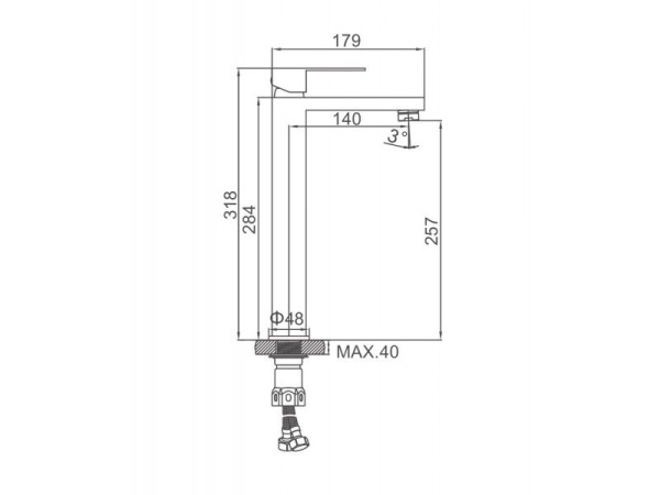 Смеситель Ledeme L71125Y Смеситель Ledeme L71125Y