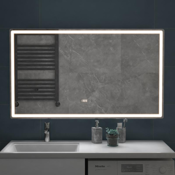 Зеркало Vigo Geometry Luxe 60х70 / 70х70 / 80х70 / 100х70 / 120х70 с бесконтактным сенсором, подогревом и часами детальное фото Зеркало Vigo Geometry Luxe 60х70 / 70х70 / 80х70 / 100х70 / 120х70 с бесконтактным сенсором, подогревом и часами