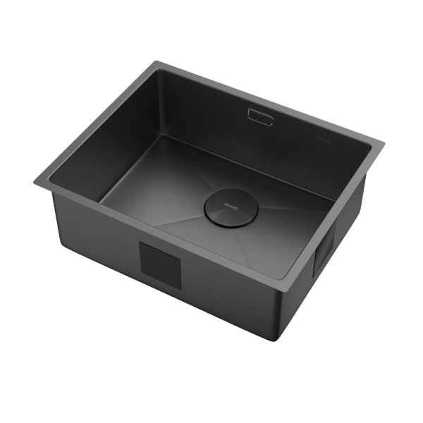 Кухонная мойка Zorg Zerox U/IF Zurinox 55х45 PVD Gunblack Кухонная мойка Zorg Zerox U/IF Zurinox 55х45 PVD Gunblack