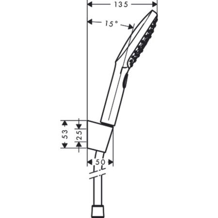 Душевой гарнитур Hansgrohe Raindance Select E 3jet 26700000