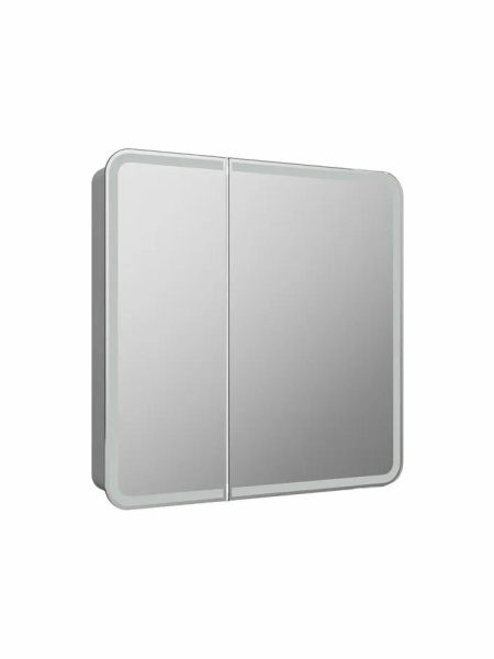 Шкаф зеркальный Continent Elliot с подсветкой LED 80/100 80х80