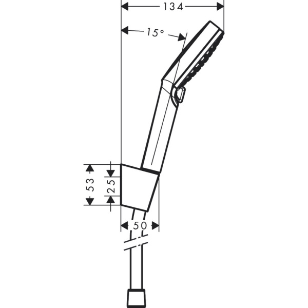 Душевой гарнитур Hansgrohe Crometta 2jet Vario EcoSmart 26693400
