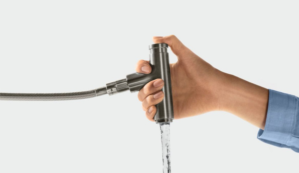 Смеситель с выдвижным изливом Hansgrohe Metris M71 2jet 14834800