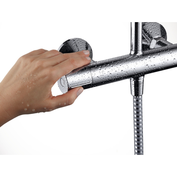 Душевая система термостатическая Hansgrohe Vernis Shape Showerpipe 230 1jet 26286000