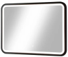 Зеркало Continent Enjoy Black LED 80 80х60