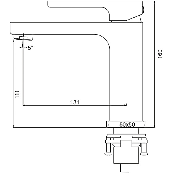 Смеситель Gappo G1017 Смеситель Gappo G1017