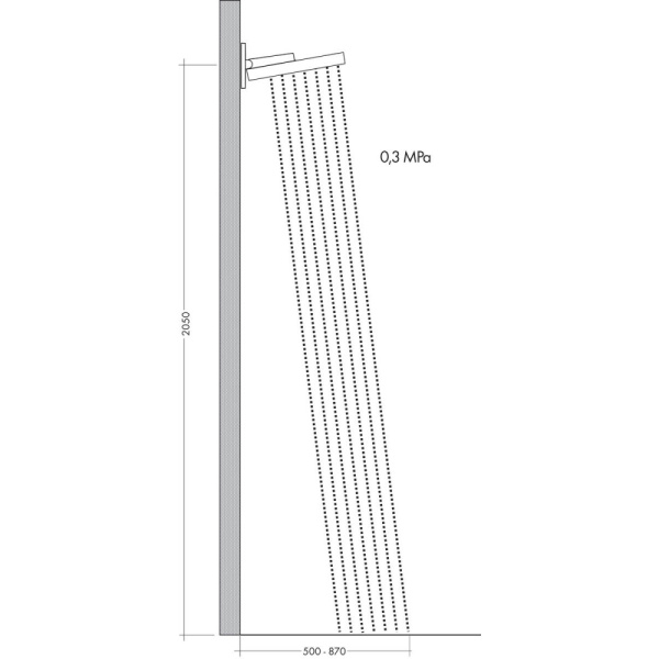Тропический душ Hansgrohe Rainfinity 360 1jet 26230000 с держателем