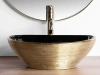 Умывальник Rea Sofia Black Gold Brush U3310