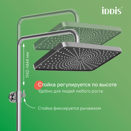 Душевая система Iddis Parker PARSB3Fi06