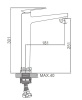 Смеситель Ledeme L1178B