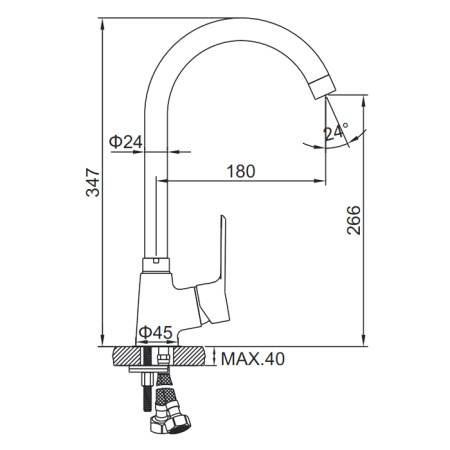 Смеситель Ledeme L4061
