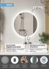 Зеркало Continent Brida LED 60х60