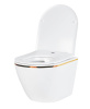 Подвесной унитаз Roxen Antares Gold 530110-01G
