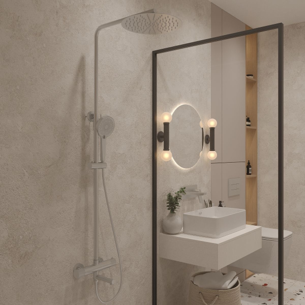 Душевая система термостатическая Oliveeka OL-739902-CR Душевая система термостатическая Oliveeka OL-739902-CR