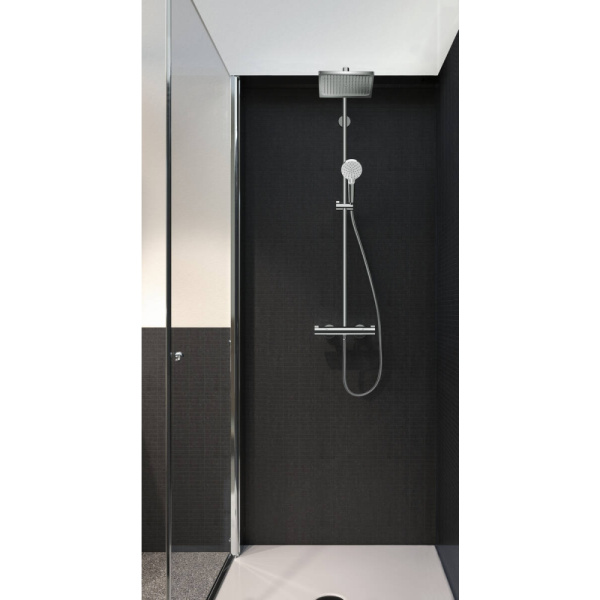 Душевая система термостатическая Hansgrohe Crometta E Showerpipe 1jet EcoSmart 27281000