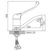 Смеситель Ledeme 4579-2