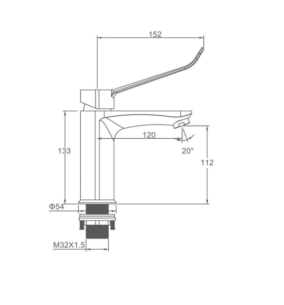 Смеситель Gappo G1021 Смеситель Gappo G1021