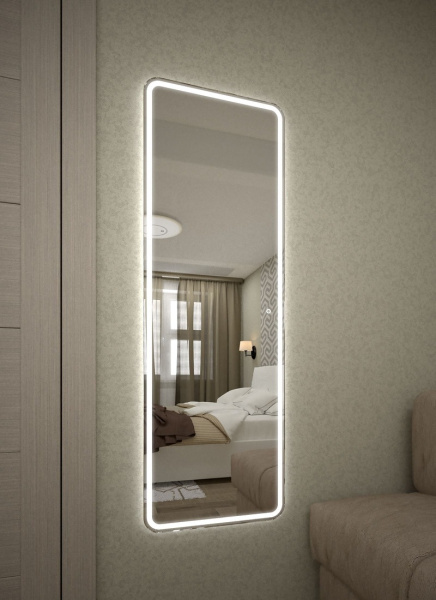 Зеркало Continent Loren LED 45х135