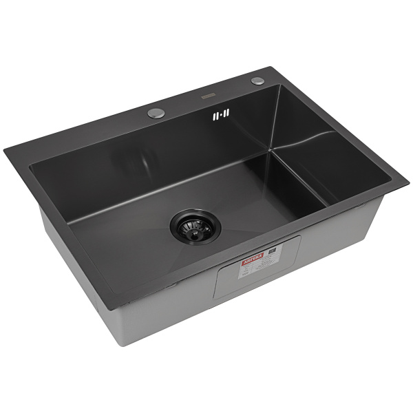 Кухонная мойка Arfeka Eco AR Black PVD Nano 70х50