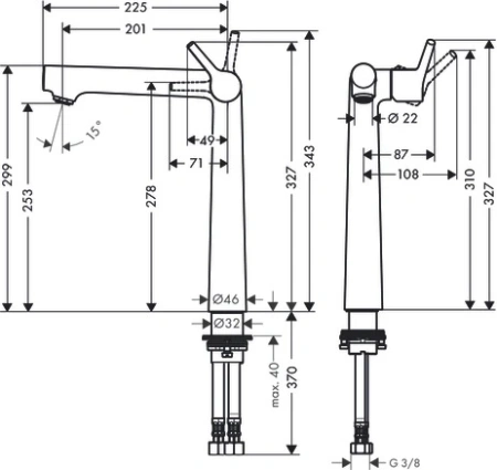 Смеситель Hansgrohe Talis 72116000
