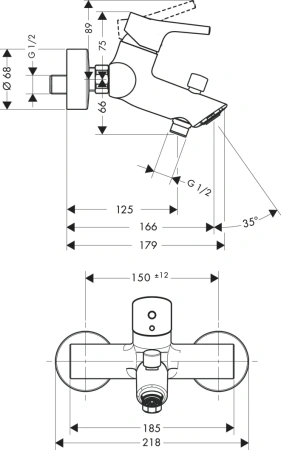 Смеситель Hansgrohe Talis 72400000