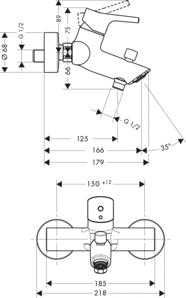 Смеситель Hansgrohe Talis 72400000