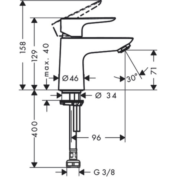 Смеситель Hansgrohe Talis 71706000