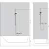 Душевой гарнитур Hansgrohe Croma Select E 1jet EcoSmart 26585400