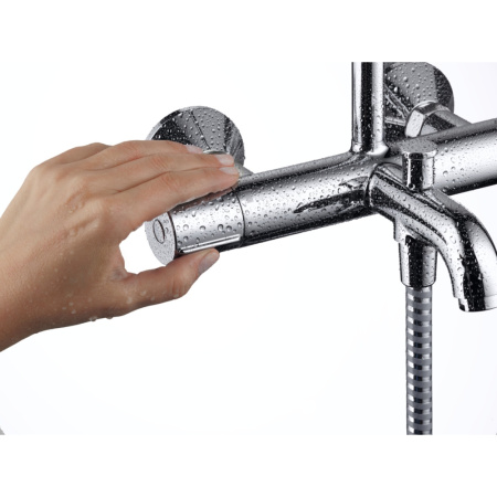 Душевая система термостатическая Hansgrohe Vernis Blend Showerpipe 200 1jet 26274000