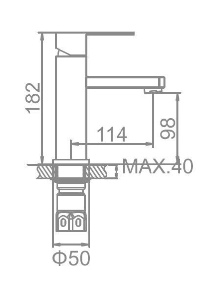Смеситель Ledeme 71033B Смеситель Ledeme 71033B
