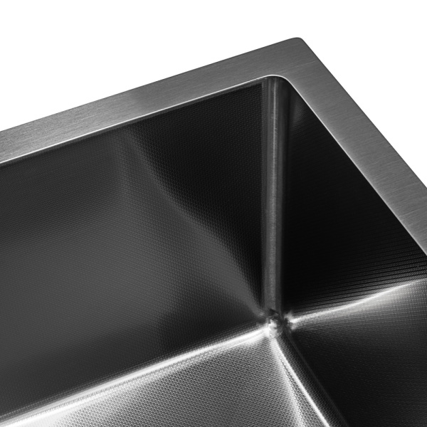 Кухонная мойка Arfeka Eco AR Black PVD Nano 45х50 DECOR MILLET GRAINS