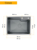 Кухонная мойка Axus LS-6045BD