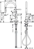Смеситель Hansgrohe Talis 72800800