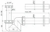 Сифон AlcaPlast A45F-DN32