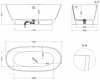 Ванна из искусственного камня LoveForm Lofo 170x80 Solid Surface белый матовый
