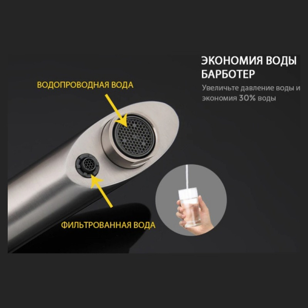 Смеситель с краном для питьевой воды Gappo G4399 Смеситель с краном для питьевой воды Gappo G4399