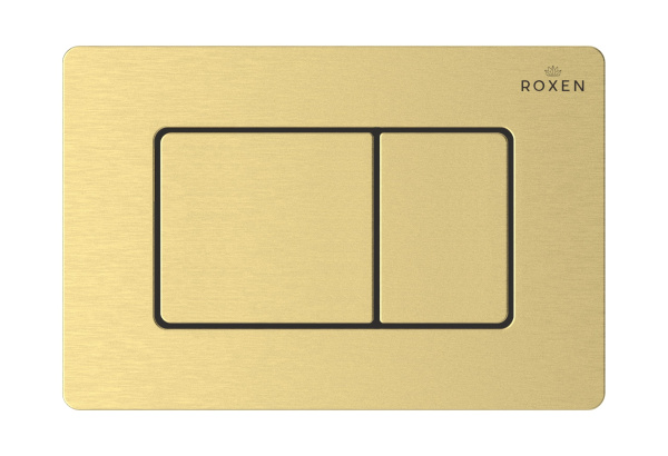 Комплект инсталляции для приставного унитаза Roxen Attach 968403 с кнопкой Roxen Steel 420280GB