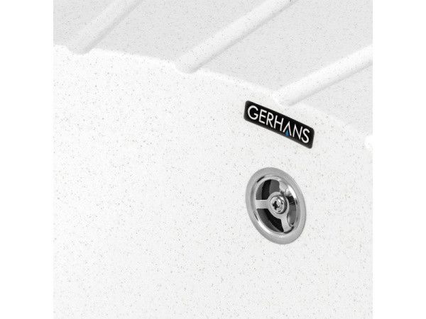Кухонная мойка Gerhans A02-18 белая