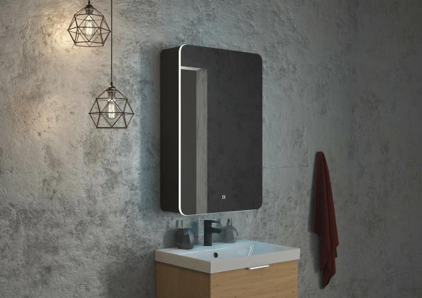 Шкаф зеркальный Continent Eltoro с подсветкой LED 60