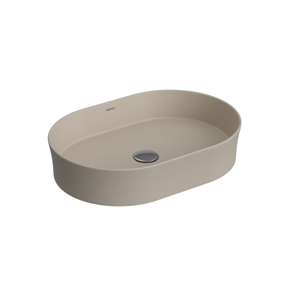 Умывальник Berges Ego SL 55х40 овальный матовый жасмин