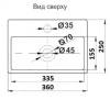 Умывальник CeramaLux 9135-1