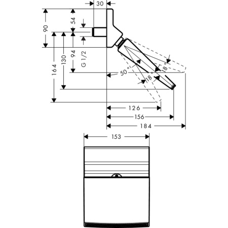 Тропический душ Hansgrohe Raindance 26442000