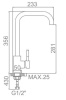 Смеситель Ledeme 74998A-4