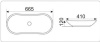 Умывальник CeramaLux 9175MB